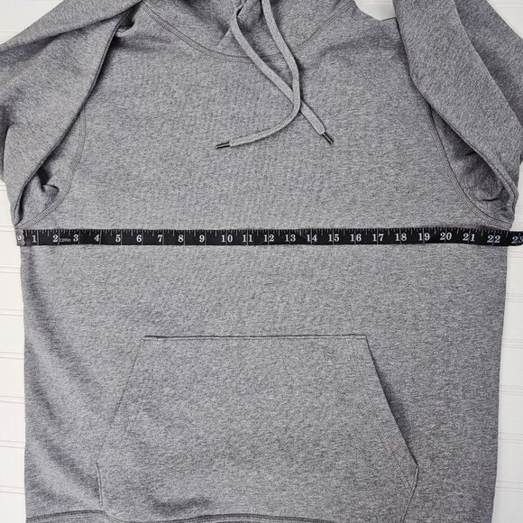 American Eagle Men's Grey Long Sleeve Pouch Front Hooded Pullover Size M NWOT - Picture 12 of 15
